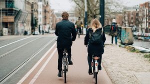 Fietspad Amsterdam